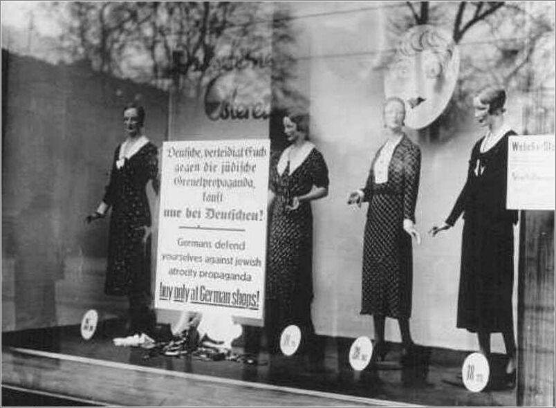 Boycott poster. Berlin, Germany, April 1, 1933